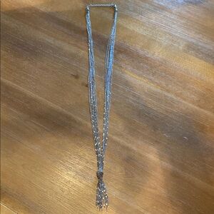 Elegant Silver Multi-Strand Necklace